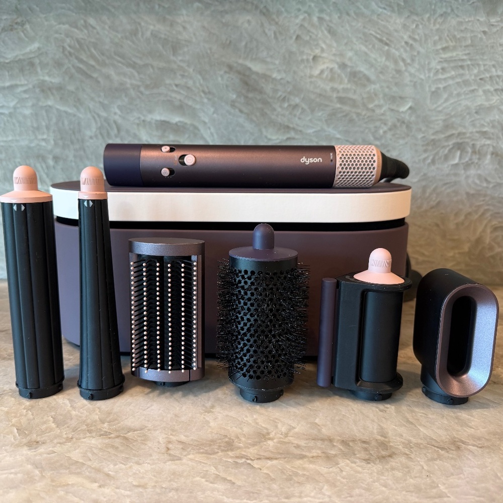 Dyson Airwrap i.d. multi-styler and dryer Straight+Wavy (Jasper Plum) WARRANTY